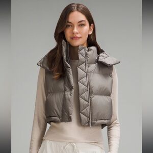 lululemon athletica Gray Puffer Vest